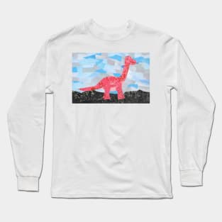 Pink Dino Long Sleeve T-Shirt